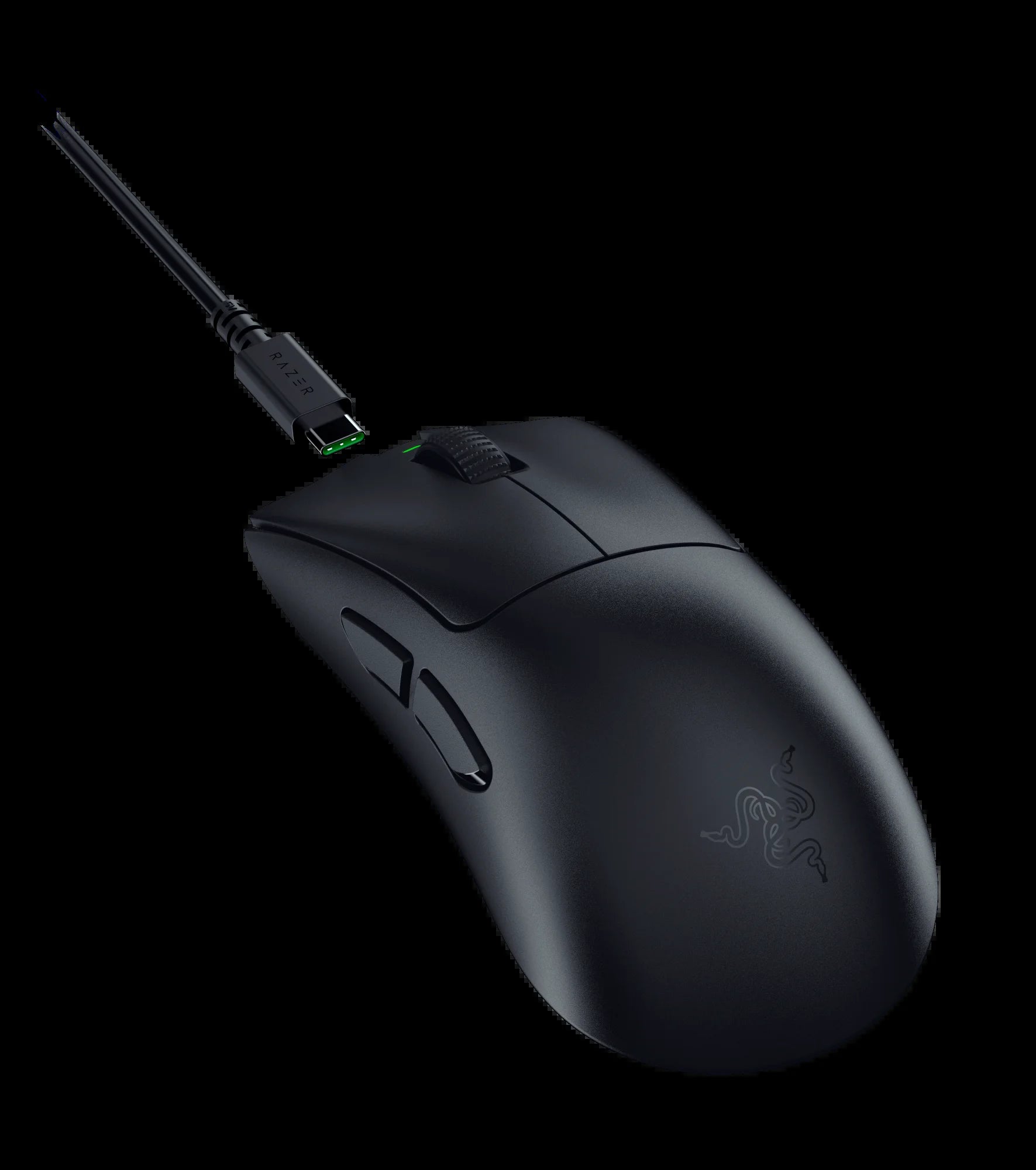 Razer DeathAdder V3 Hyperspeed Wireless Ergonomic Optical Gaming Mouse, 26,000 DPI, Black