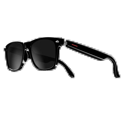 Bluetooth Smart Glasses with Automatic Adjustment and Wireless Headset, Anti-Blue Light Sunglasses for Men and Women, Waterproof Design