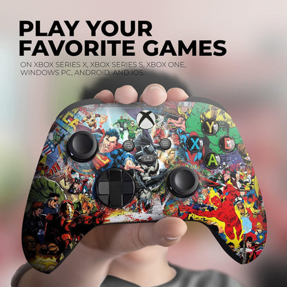Custom Wireless Xbox Controller with Permanent Hydro-Dip Printing for Xbox One and Xbox Series X/S - Proudly Made in the USA