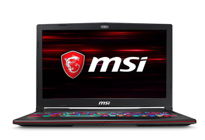 MSI GL63 9SDK-879 15.6" Gaming Laptop - Intel Core i7-9750H, NVIDIA GeForce GTX 1660 Ti, 16GB RAM, 256GB NVMe SSD + 1TB HDD, 120Hz Display, Windows 10