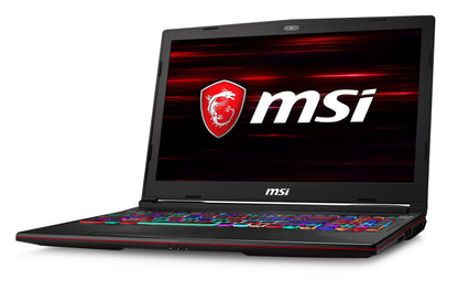 MSI GL63 9SDK-879 15.6" Gaming Laptop - Intel Core i7-9750H, NVIDIA GeForce GTX 1660 Ti, 16GB RAM, 256GB NVMe SSD + 1TB HDD, 120Hz Display, Windows 10