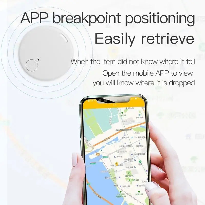 Stay Connected and Never Lose Track with the Mini GPS Bluetooth 5.0 Tracker - Perfect for Pets, Kids, Bags, and Wallets!