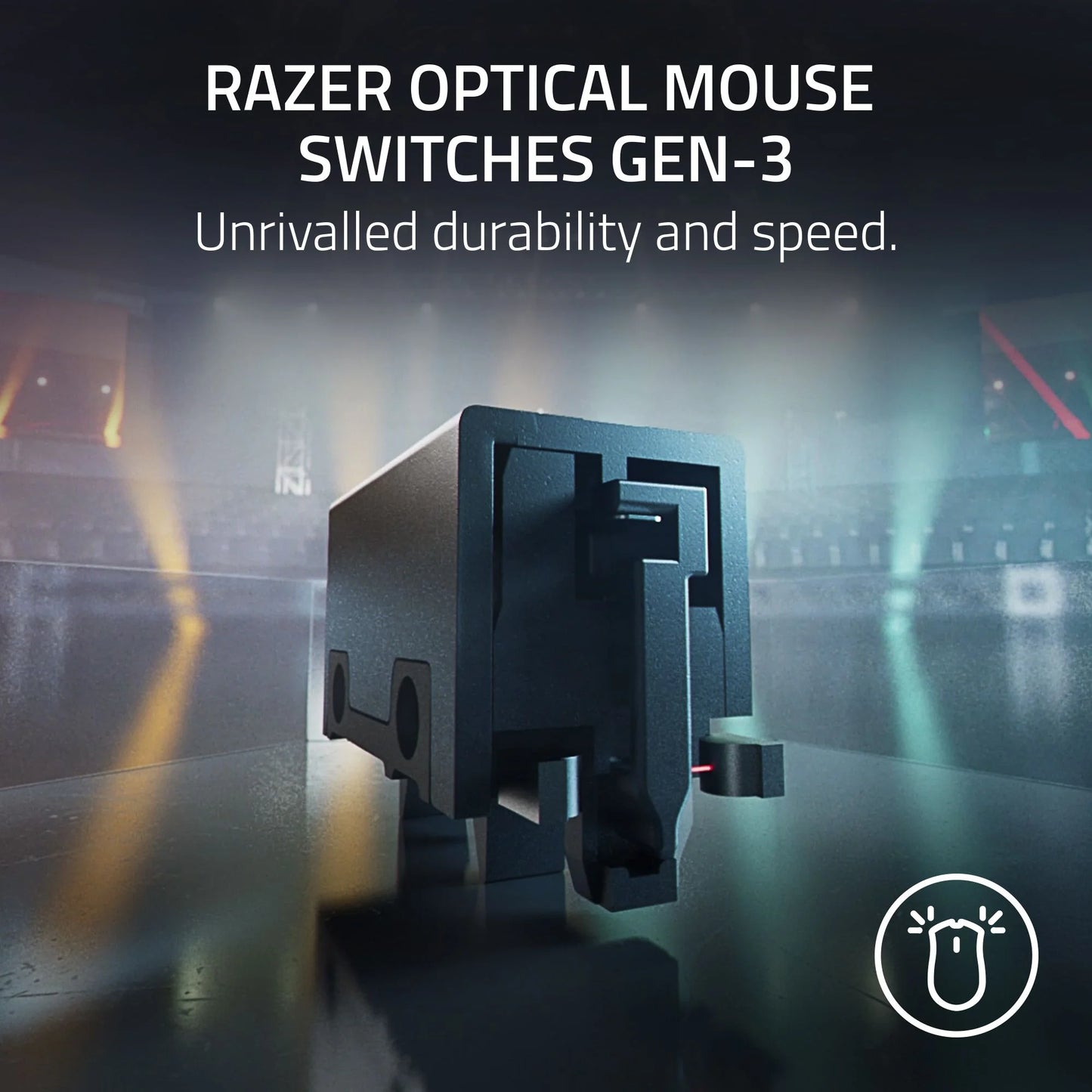 Razer DeathAdder V3 Hyperspeed Wireless Ergonomic Optical Gaming Mouse, 26,000 DPI, Black