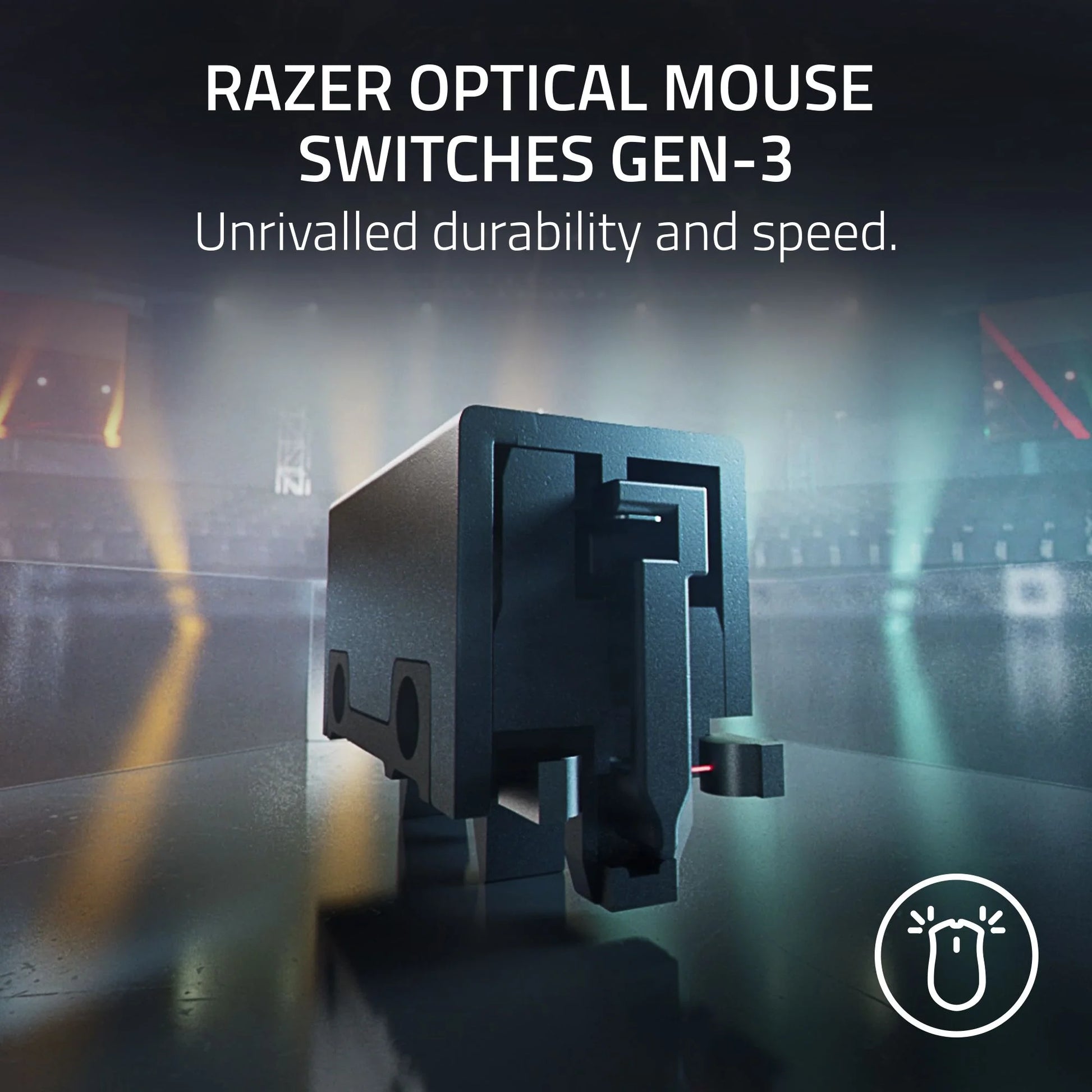 Razer DeathAdder V3 Hyperspeed Wireless Ergonomic Optical Gaming Mouse, 26,000 DPI, Black