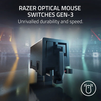 Razer DeathAdder V3 Hyperspeed Wireless Ergonomic Optical Gaming Mouse, 26,000 DPI, Black