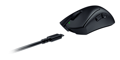 Razer DeathAdder V3 Hyperspeed Wireless Ergonomic Optical Gaming Mouse, 26,000 DPI, Black